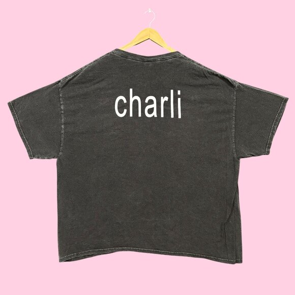 Charli XCX Brat Hyperpop Album Logo Oversized Tee XXL - Picture 1 of 4